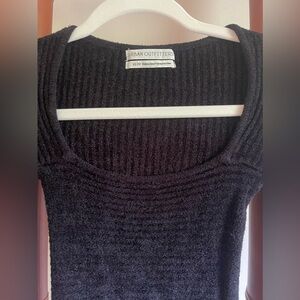 Urban Outfitters Black Square Neck Top